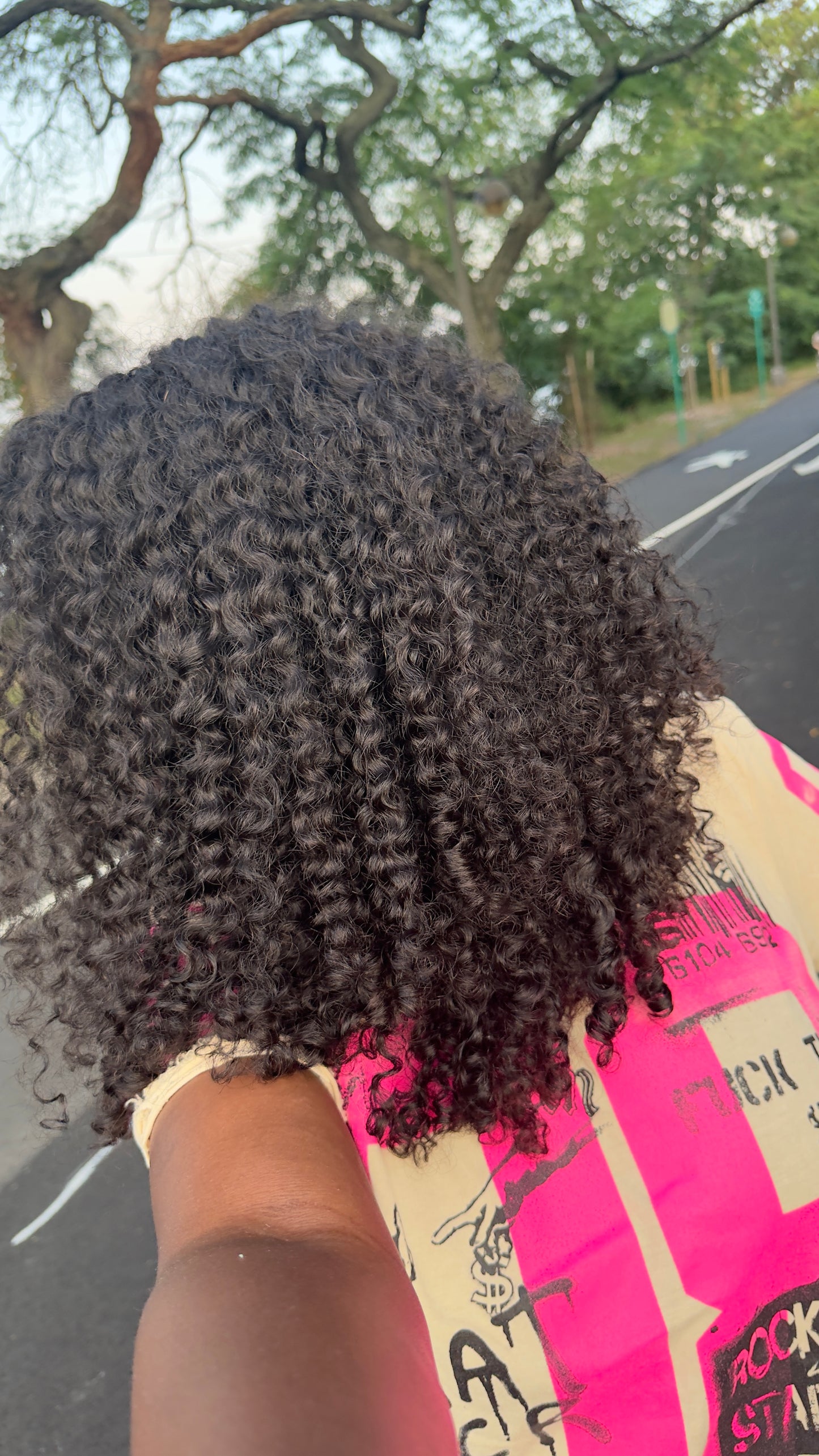 Burmese Curly Flip-Over Half Wig