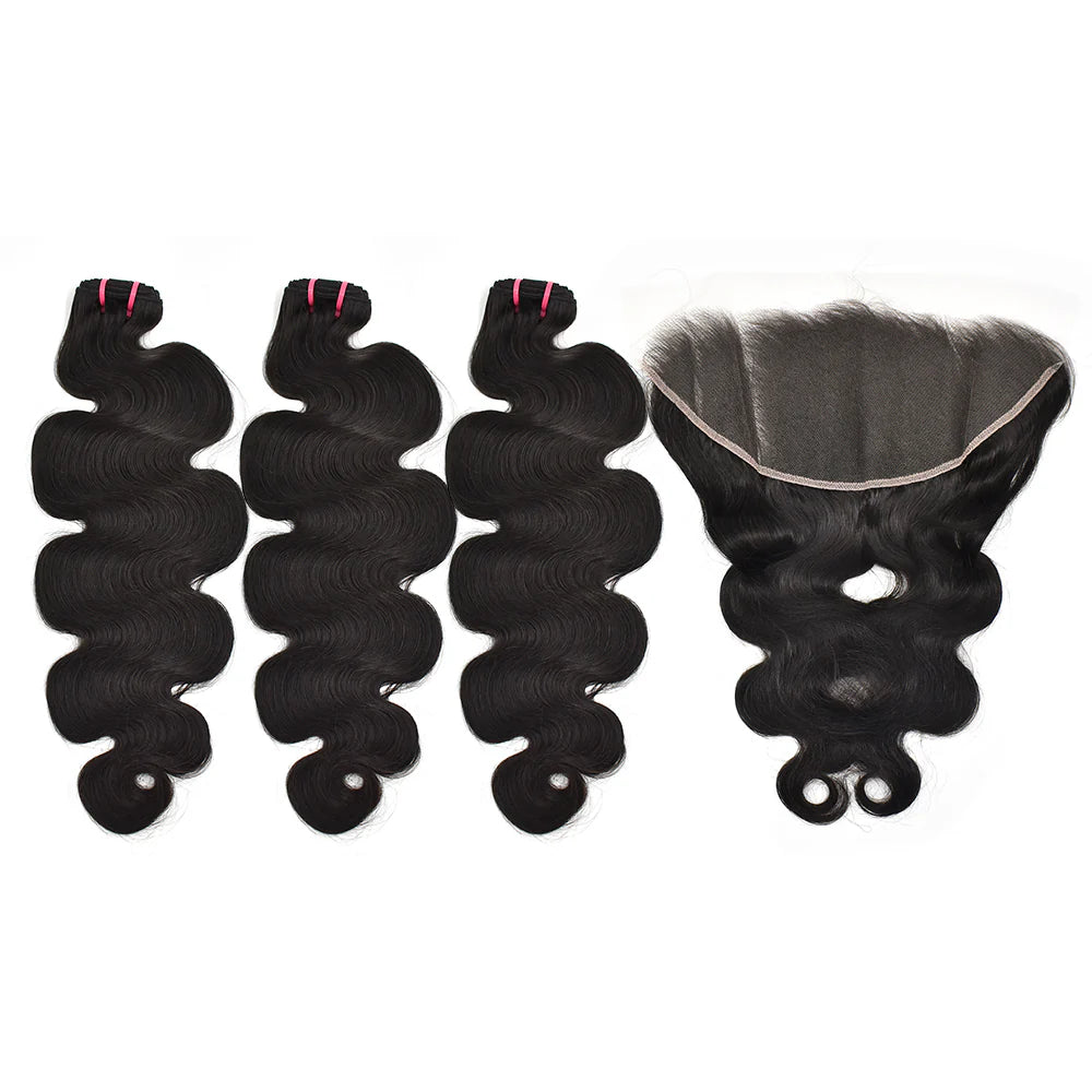 3-4 Bundle Deal + 13x6 Frontal